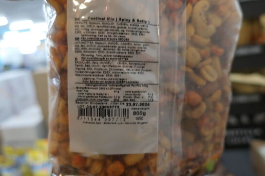 7 poser festival mix spicy & salty DK NUTS 800g