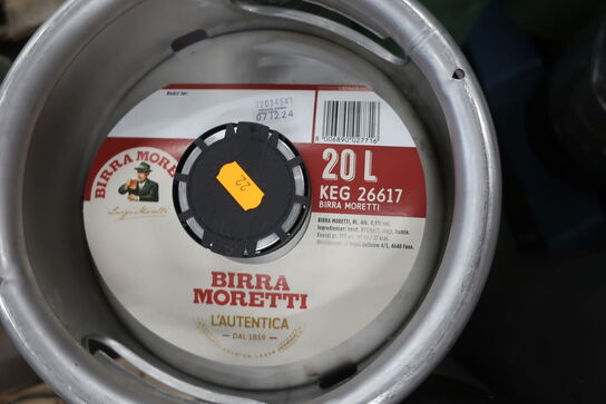 20L fustage BIRRA MORETTI L'Autentica 