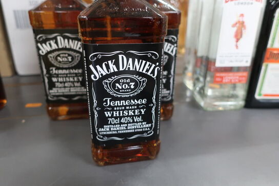 5 flasker whiskey JACK DANIELS