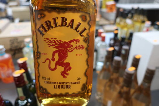 3 flasker liqueur FIREBALL