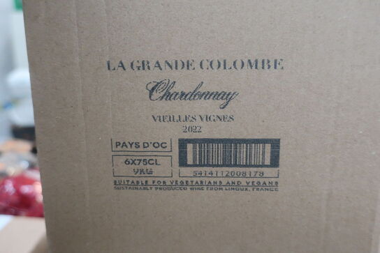 6 flasker hvdvin LA GRANDE COLOMBE Chardonnay 2022