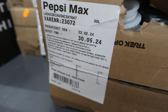 Læskedrikkoncentrat PEPSI MAX 20L (se dato)