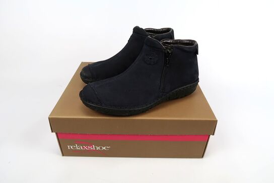 Støvle i Sort Relaxshoe 26702 - Str. 36