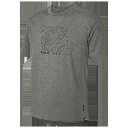 iXS Flow Tech tee Contour graphite M