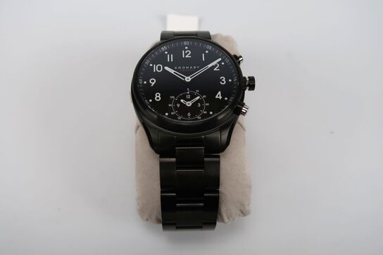 Armbåndsur, Kronaby Apex 43 Mm Hybrid Smartwatch Black, Steel Strap