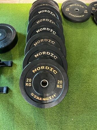 2 stk. 25 kg Bumber Plate