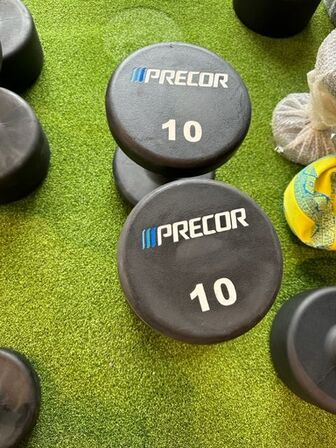 2 stk. Håndvægte 10 kg PRECOR
