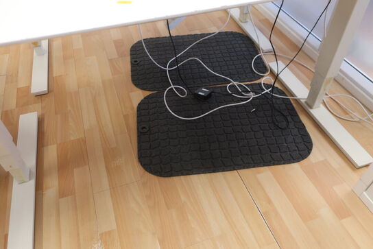 El. hæve/sænke skrivebord, computerskærm SAMSUNG