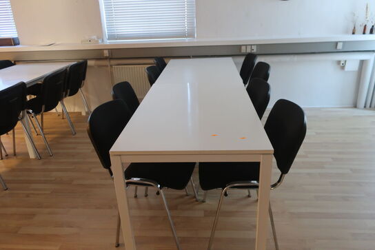 2 stk. borde med 8 stk. stole