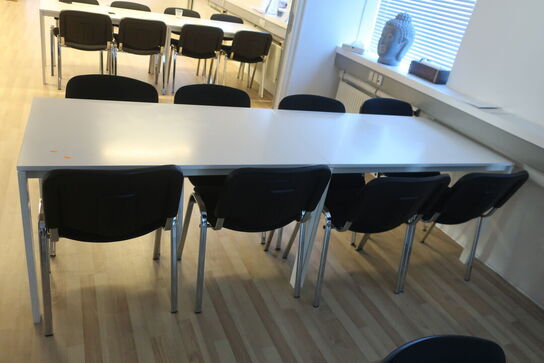 2 stk. borde med 8 stk. stole