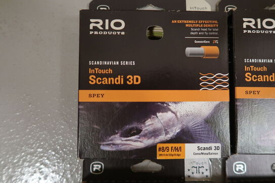 4 pk. Ass. RIO  InTouch Scandi 3D Fly Line