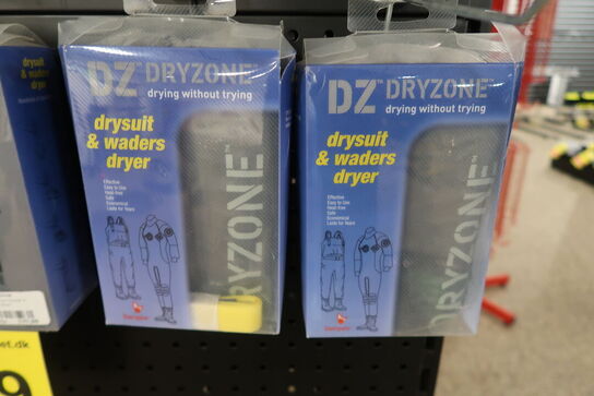 3 pk. DZ Dryzone Drysuit  Waders dryer