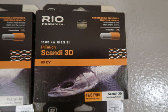 4 pk. Ass. RIO  InTouch Scandi 3D Fly Line