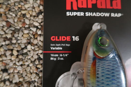 5 pk. Rapala Super Shadow Rap Glide 16 