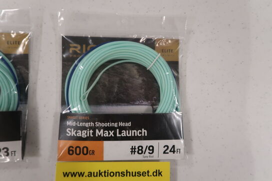 2 pk. Elite Skagit Max Launch #8/9 600gr/38,9g 7,3m