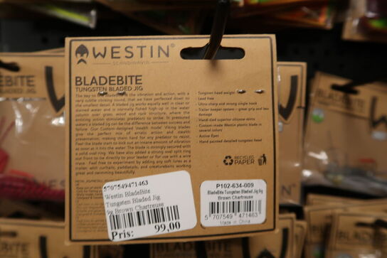 Ca. 42 pk. BladeBite Tungsten Bladed Jig