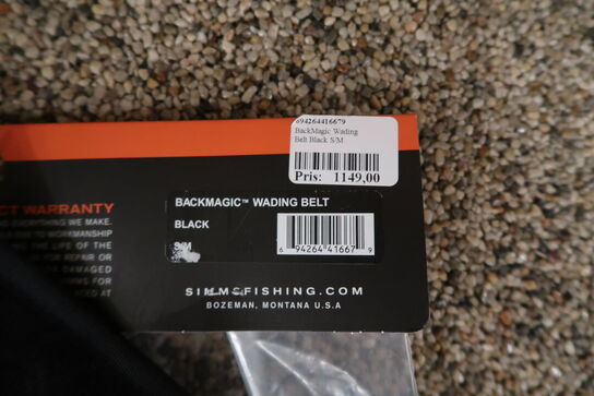 BackMagic Wading Belt Black S/M