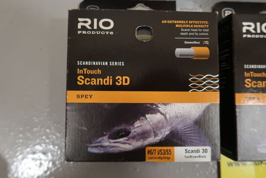 4 pk. Ass. RIO  InTouch Scandi 3D Fly Line