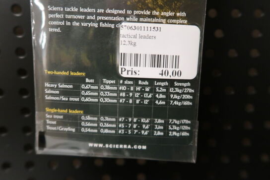 14 pk. Scierra Tactical leaders 12,3 kg 