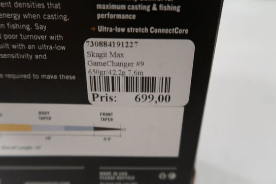 2 pk. Skagit Max GameChanger #9 650gr/42,2g 7,6m F/H/I