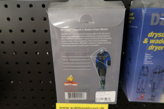 3 pk. DZ Dryzone Drysuit  Waders dryer