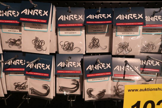 Ca. 57 pk. Ahrex - Fly Hooks