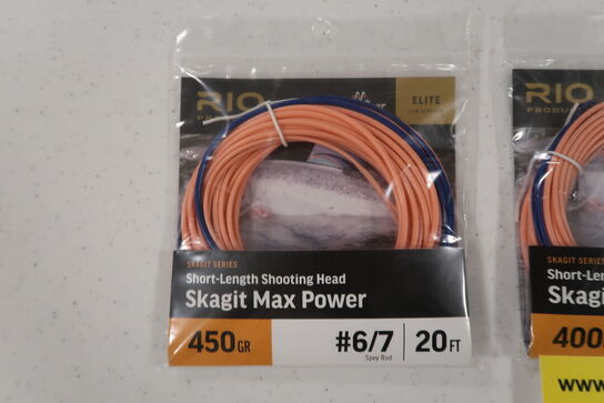 2 pk. Elite Skagit Max Power #6 400gr/25,9g 6,1m