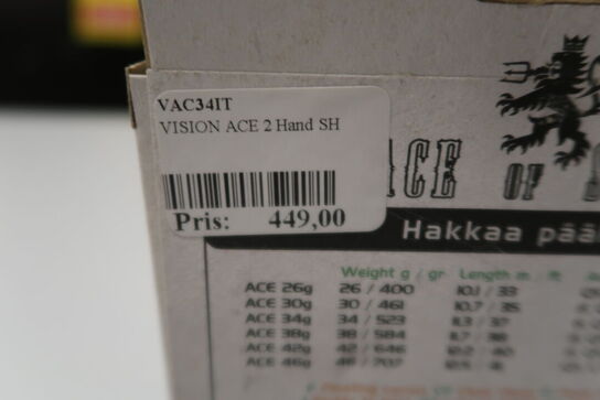 2 pk. VISION ACE 2 Hand SH Float to Clear int. 34g