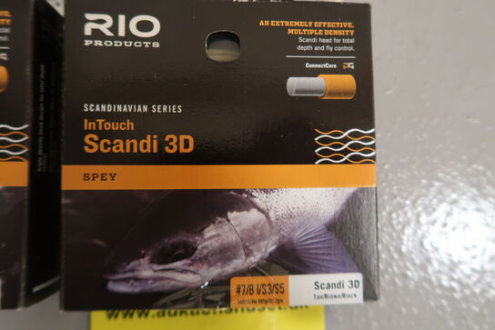 4 pk. Ass. RIO  InTouch Scandi 3D Fly Line