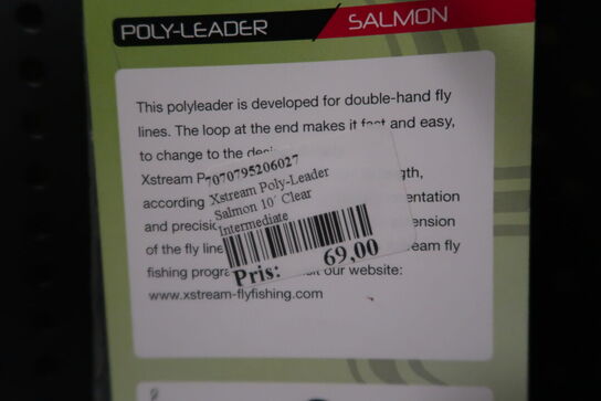 9 pk. Xstream Poly-Leader Salmon 10' 