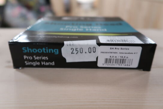 5 pk. A. Jensen Shooting Head Single hand Delayed to Float #8 10,2m 18g