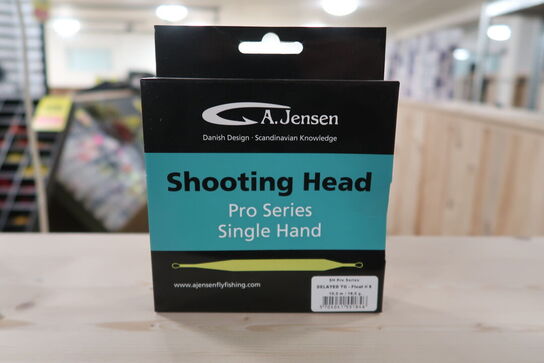 5 pk. A. Jensen Shooting Head Single hand Delayed to Float #8 10,2m 18g