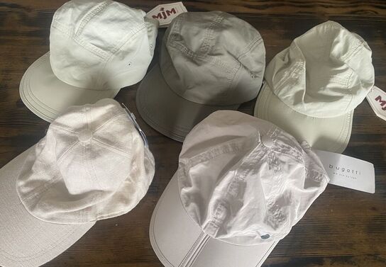 5 stk caps citysport, bugatti, MJM pris 1500.-