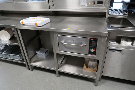 Rustfri stålbord med varmeskuffe HATCO Drawer Warmer