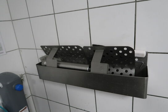 Rustfri stålvaske med armatur