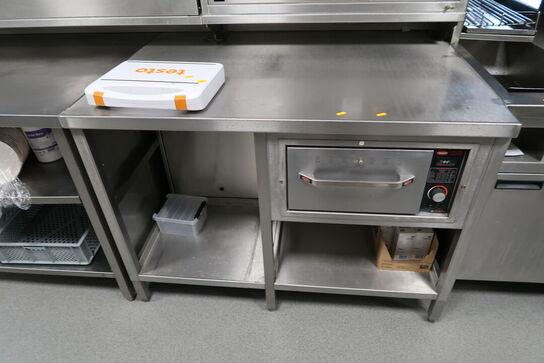 Rustfri stålbord med varmeskuffe HATCO Drawer Warmer