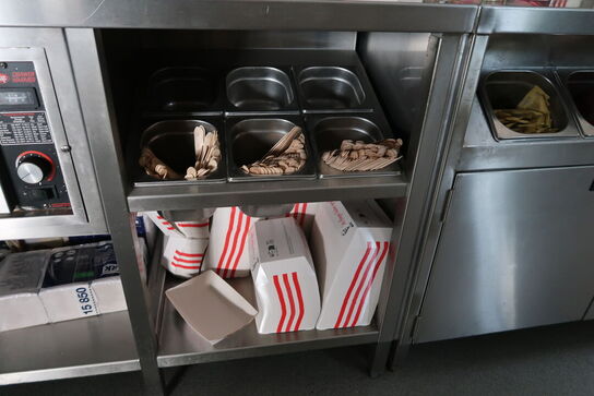 Rustfri stålbord med varmeskuffe HATCO Drawer Warmer