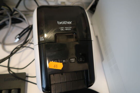 All in one computer LENOVO, printer XEROX, labelprinter BROTHER m.m.