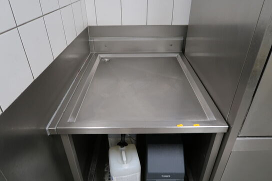 Rustfri stålvaskebord