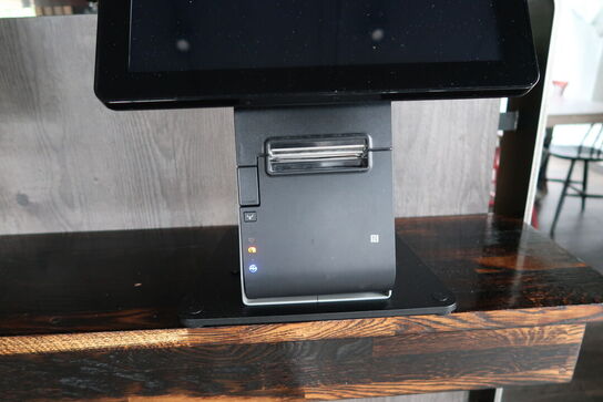 All-in-one touch computer ELO ESY22i5 med bonprinter samt dankortterminal