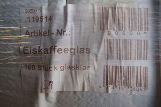 16 ks. á 160 stk. plastglas til kaffe etc.