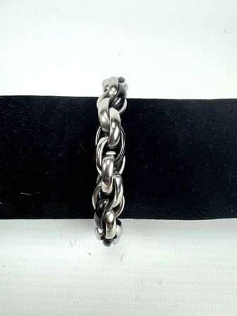 Stål armbånd 19 cm 