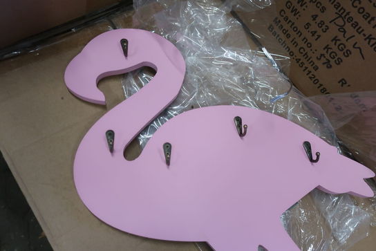 8 stk. knager Flamingo