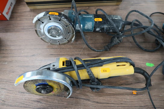 2 stk. Vinkelslibere MAKITA/DEWALT