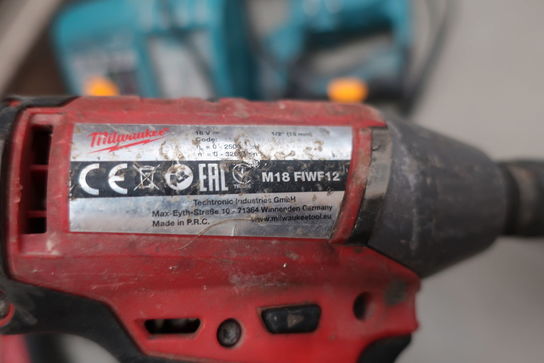 Akku slagnøgle MILWAUKEE M18 FIWF12 med batteri