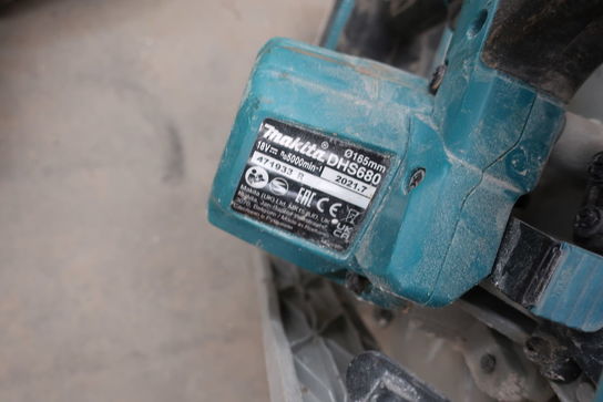 Akku borehammer MAKITA, akku rundsav MAKITA DHS680 med batteri