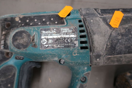 Akku borehammer MAKITA DHR202, akku bore/skruemaskine MAKITA DHP484