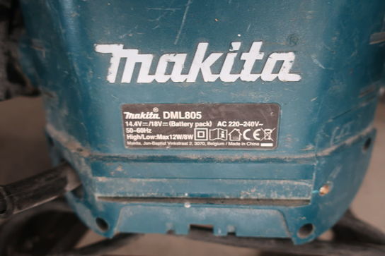 2 stk. arbejdslamper MAKITA DML805