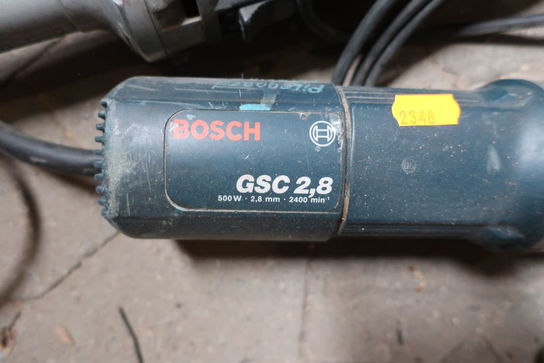 Pladesaks BOSCH GSC 2,8, ligesliber BOSCH GGS 27 LC