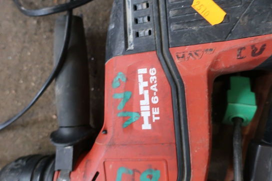 Akku borehammer HILTI TE 6-A36 med batteri og lader